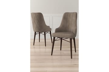 Spisestol Puntoz Cappuccino / Brun - Cappuccino / Brun - Møbler - Stoler - Spisestuestoler & kjøkkenstoler