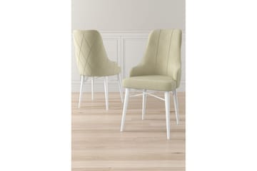 Spisestol Puntoz Krem / Hvit - Krem / Hvit - Møbler - Stoler - Spisestuestoler & kjøkkenstoler