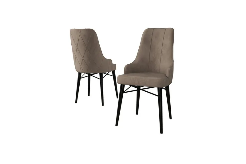 Spisestol Puntoz Cappuccino / Svart, Cappuccino / Svart