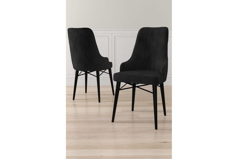 Spisestol Puntoz Svart - Svart - Møbler - Stoler - Spisestuestoler & kjøkkenstoler