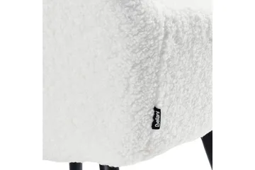 Spisestuestol Casmalia sett av 2 Hvit/Svart - Hvit/Svart - Møbler - Stoler - Spisestuestoler & kjøkkenstoler