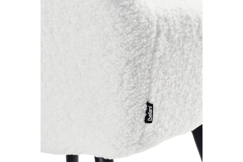 Spisestuestol Casmalia sett av 2 Hvit/Svart - Hvit/Svart - Møbler - Stoler - Spisestuestoler & kjøkkenstoler