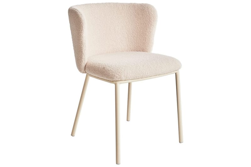 Spisestuestol Mina II sett med 2 Beige - Beige - Møbler - Stoler - Spisestuestoler & kjøkkenstoler
