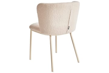 Spisestuestol Mina II sett med 2 Beige - Beige - Møbler - Stoler - Spisestuestoler & kjøkkenstoler
