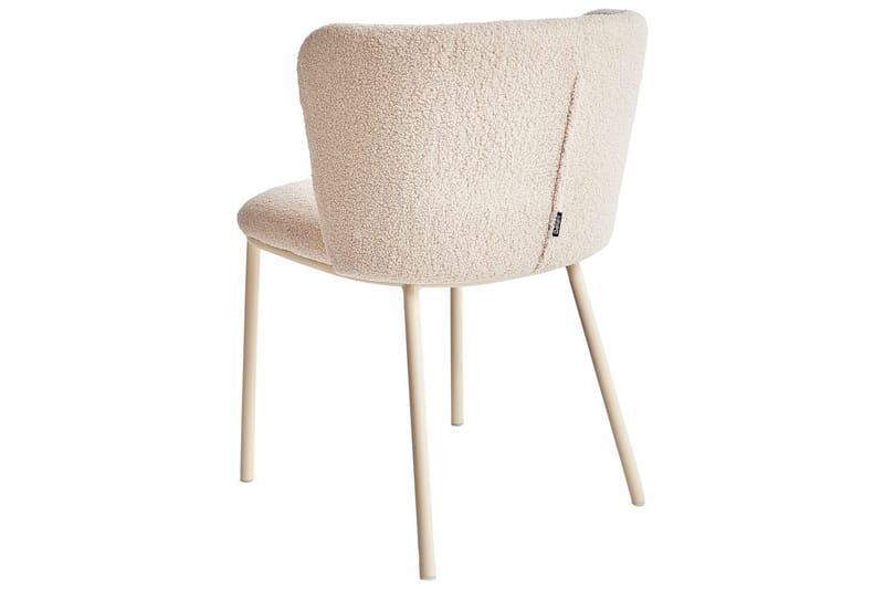 Spisestuestol Mina II sett med 2 Beige - Beige - Møbler - Stoler - Spisestuestoler & kjøkkenstoler