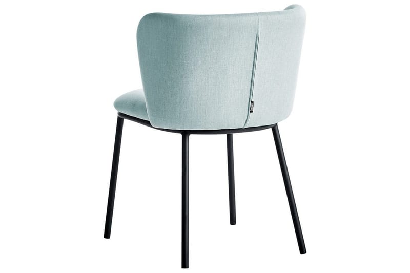 Spisestuestol Mina sett med 2 Blå/Svart - Blå/Svart - Møbler - Stoler - Spisestuestoler & kjøkkenstoler