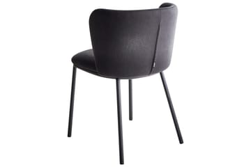 Spisestuestol Mina sett med 2 Svart - Svart - Møbler - Stoler - Spisestuestoler & kjøkkenstoler