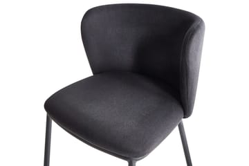 Spisestuestol Mina sett med 2 Svart - Svart - Møbler - Stoler - Spisestuestoler & kjøkkenstoler