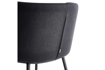 Spisestuestol Mina sett med 2 Svart - Svart - Møbler - Stoler - Spisestuestoler & kjøkkenstoler