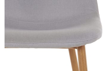 Abia Spisestol 2-pk - Lysegrå - Møbler - Stoler - Spisestuestoler & kjøkkenstoler