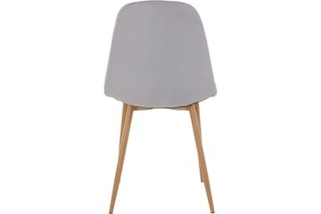 Abia Spisestol 2-pk - Lysegrå - Møbler - Stoler - Spisestuestoler & kjøkkenstoler