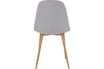 Abia Spisestol 4-pk - Grå/Brun - Møbler - Stoler - Spisestuestoler & kjøkkenstoler