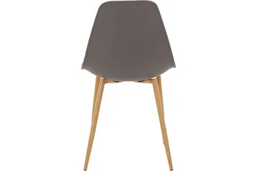 Abia Spisestol Plast 4-pk - Mørkegrå - Møbler - Stoler - Spisestuestoler & kjøkkenstoler