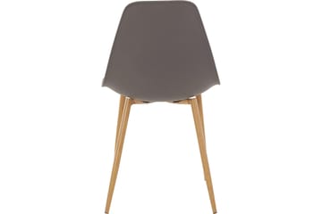 Abia Spisestol Plast 4-pk - Mørkegrå - Møbler - Stoler - Spisestuestoler & kjøkkenstoler