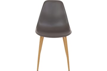 Abia Spisestol Plast 4-pk - Mørkegrå - Møbler - Stoler - Spisestuestoler & kjøkkenstoler