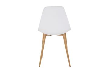 Abia Spisestol Plast 4-pk - Hvit - Møbler - Stoler - Spisestuestoler & kjøkkenstoler