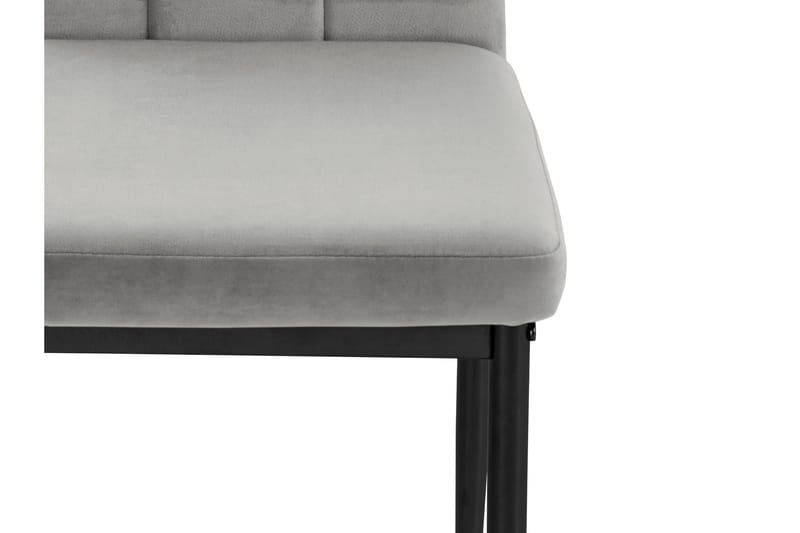 Aggarp Spisestol - Fløyel/Grå - Møbler - Stoler - Spisestuestoler & kjøkkenstoler