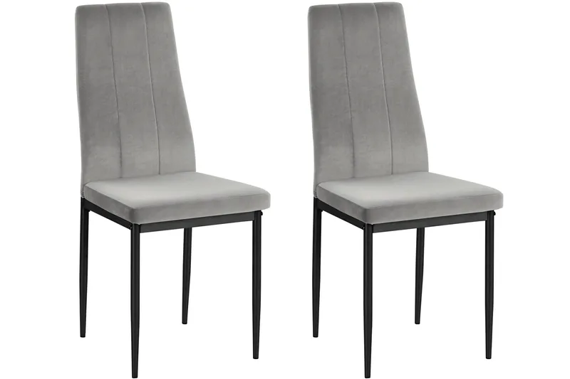 Aggarp Spisestol, Fløyel/Grå