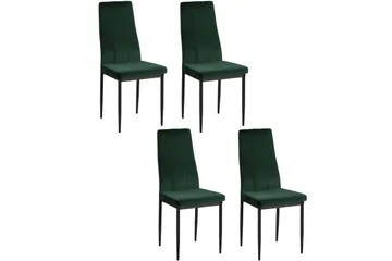 Aggarp Spisestol - Fløyel/MørkeGrønn - Møbler - Stoler - Spisestuestoler & kjøkkenstoler