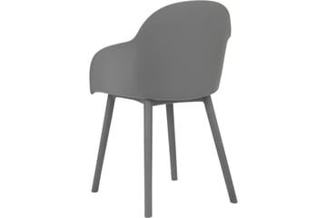 Aimee Karmstol - Antrasitt - Møbler - Stoler - Spisestuestoler & kjøkkenstoler