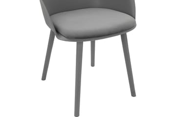 Aimee Karmstol - Antrasitt - Møbler - Stoler - Spisestuestoler & kjøkkenstoler
