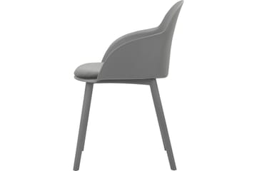 Aimee Karmstol - Antrasitt - Møbler - Stoler - Spisestuestoler & kjøkkenstoler