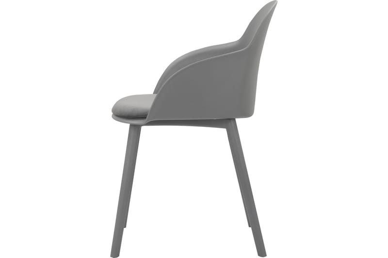 Aimee Karmstol - Antrasitt - Møbler - Stoler - Spisestuestoler & kjøkkenstoler