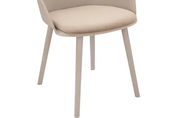 Aimee Karmstol - Beige - Møbler - Stoler - Spisestuestoler & kjøkkenstoler