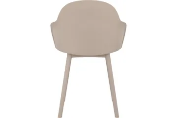 Aimee Karmstol - Beige - Møbler - Stoler - Spisestuestoler & kjøkkenstoler