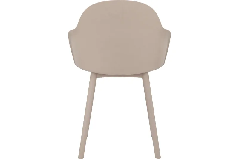 Aimee Karmstol - Beige - Møbler - Stoler - Spisestuestoler & kjøkkenstoler