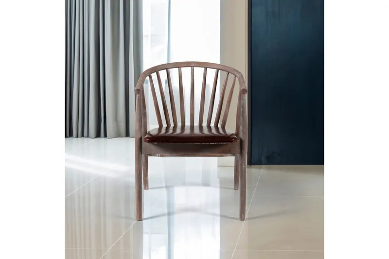 Albero Karmstol - Brun - Møbler - Stoler - Spisestuestoler & kjøkkenstoler