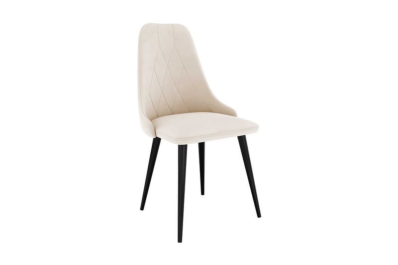 Aldbrough Spisestol i Stoff, Krembeige