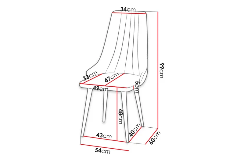 Aldbrough Spisestol - Møbler - Stoler - Spisestuestoler & kjøkkenstoler