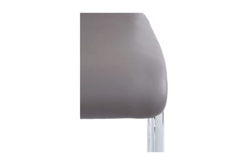 Aleia Spisestol Kunstlær 2-pk - Grå/Sølv - Møbler - Stoler - Spisestuestoler & kjøkkenstoler