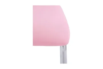 Aleia Spisestol Kunstlær 4-pk - Rosa/Krom - Møbler - Stoler - Spisestuestoler & kjøkkenstoler