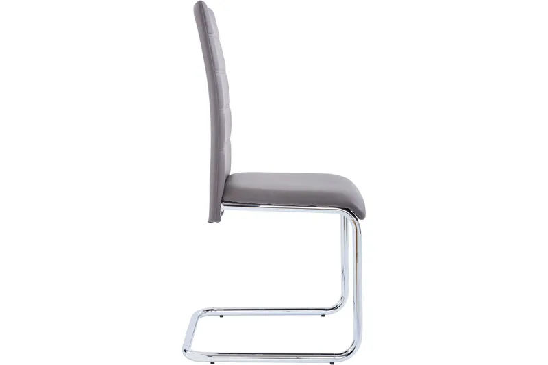 Aleia Spisestol Kunstlær 4-pk - Grå - Møbler - Stoler - Spisestuestoler & kjøkkenstoler