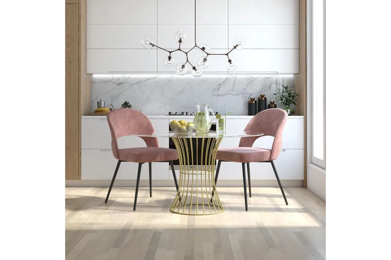 Alexi Spisestol Rosa - CosmoLiving - Møbler - Stoler - Spisestuestoler & kjøkkenstoler