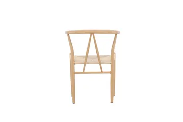 Alfons Armstol - Beige - Møbler - Stoler - Spisestuestoler & kjøkkenstoler