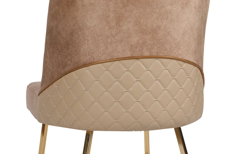 Alsacia Spisestol - Gull/Brun - Møbler - Stoler - Spisestuestoler & kjøkkenstoler