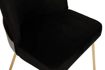 Alsacia Spisestol - Svart/Gull - Møbler - Stoler - Spisestuestoler & kjøkkenstoler