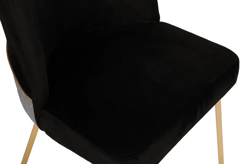 Alsacia Spisestol - Svart/Gull - Møbler - Stoler - Spisestuestoler & kjøkkenstoler