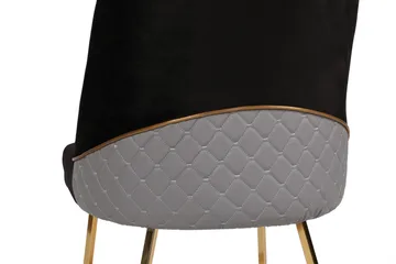 Alsacia Spisestol - Svart/Gull - Møbler - Stoler - Spisestuestoler & kjøkkenstoler