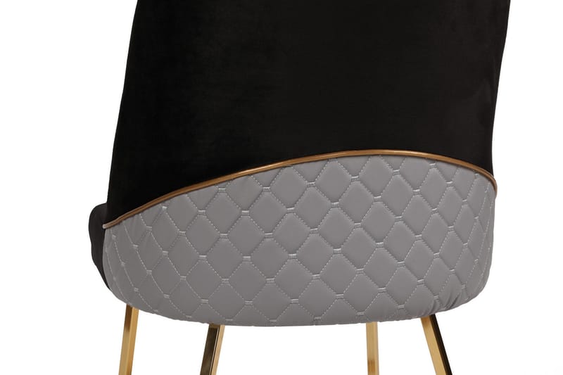 Alsacia Spisestol - Svart/Gull - Møbler - Stoler - Spisestuestoler & kjøkkenstoler