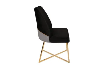 Alsacia Spisestol - Svart/Gull - Møbler - Stoler - Spisestuestoler & kjøkkenstoler