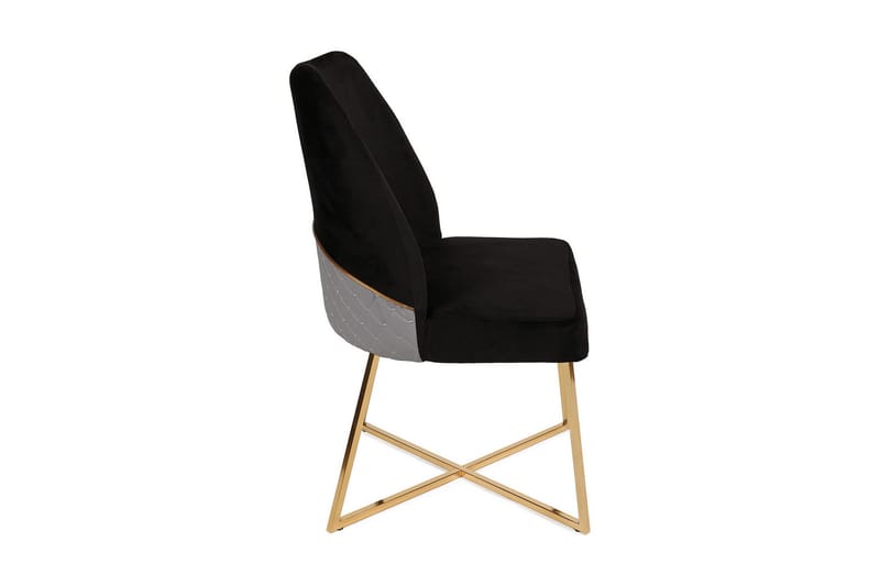 Alsacia Spisestol - Svart/Gull - Møbler - Stoler - Spisestuestoler & kjøkkenstoler
