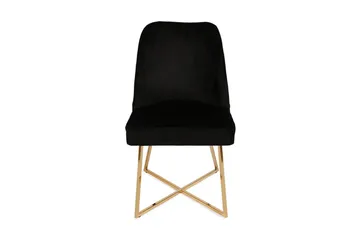 Alsacia Spisestol - Svart/Gull - Møbler - Stoler - Spisestuestoler & kjøkkenstoler