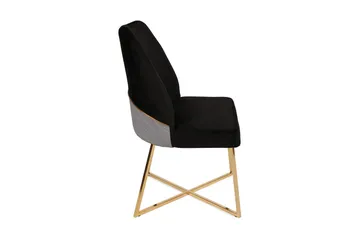 Alsacia Spisestol - Svart/Gull - Møbler - Stoler - Spisestuestoler & kjøkkenstoler