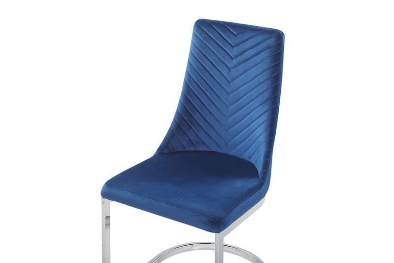 Altoona Matstol 2-pk - Fløyel/Marineblå - Møbler - Stoler - Spisestuestoler & kjøkkenstoler