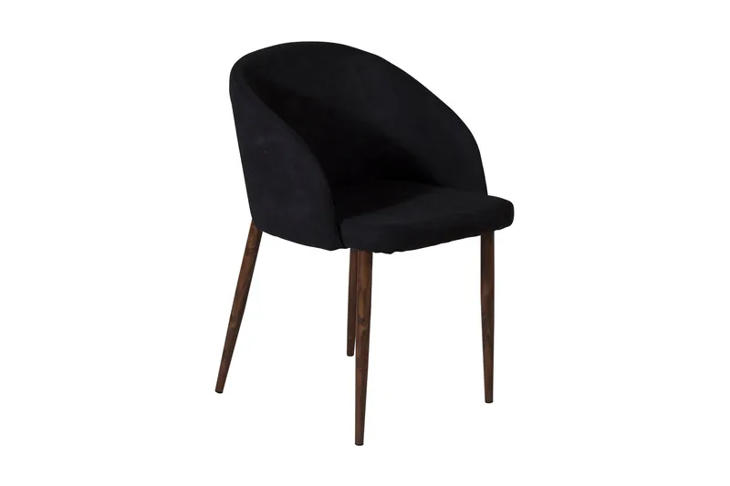 Arch Spisestol i Stoff med Metall, Brun|Sort