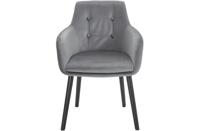 Arda Karmstol - Grå - Møbler - Stoler - Spisestuestoler & kjøkkenstoler